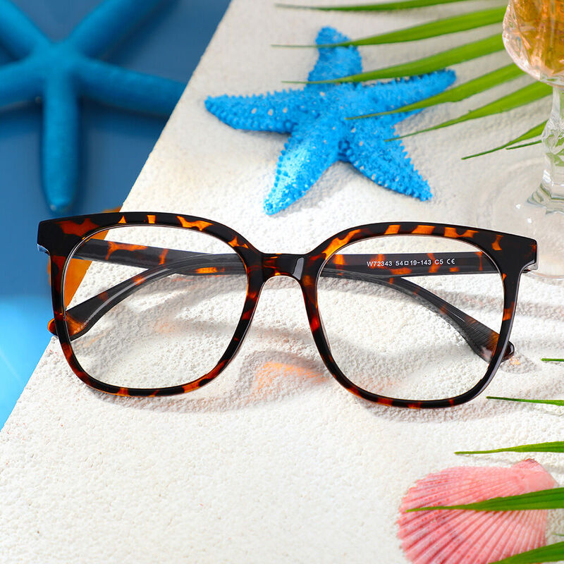 Gilbert Square Tortoise Glasses