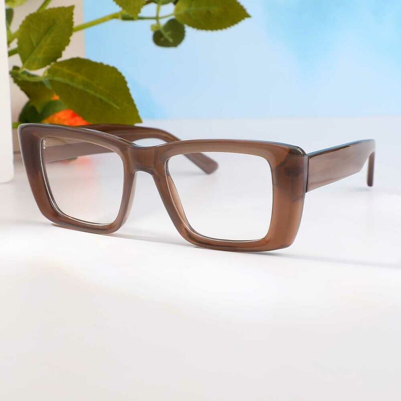 Lunettes de Vue Hamiltion Carré Marron