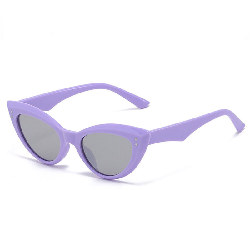 Maxine Cat Eye Purple Sunglasses