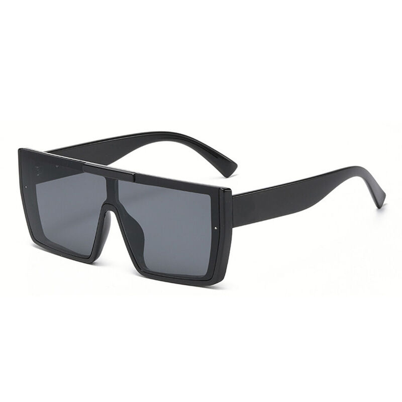 Jemima Square Black Sunglasses