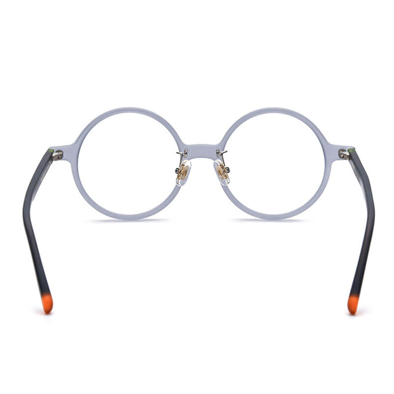 Casiano Round Gray Glasses