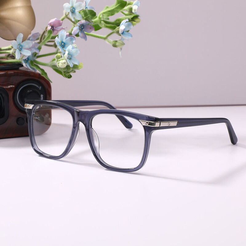 Zebu Square Gray Glasses