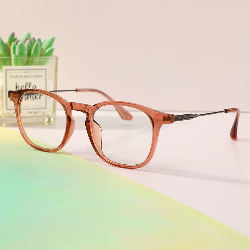 Thomson Square Pink Glasses