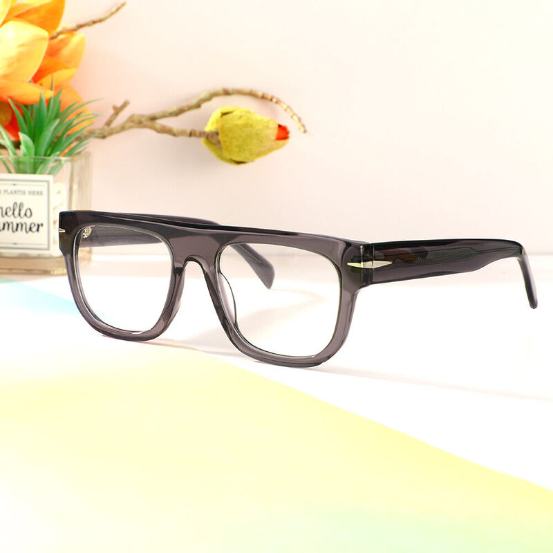 Laura Aviator Grey Glasses