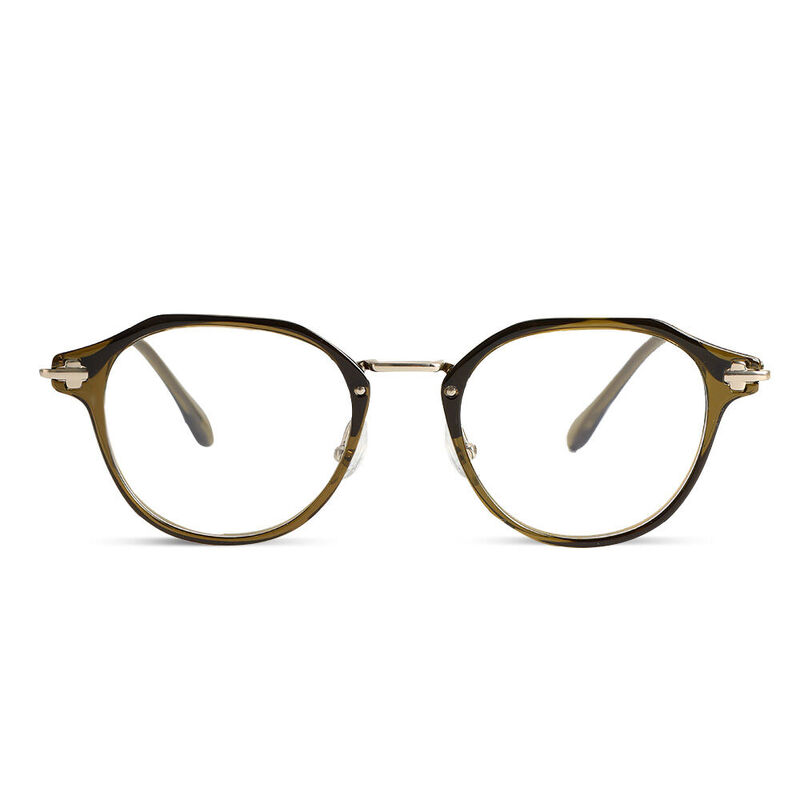 Moira Round Green Glasses