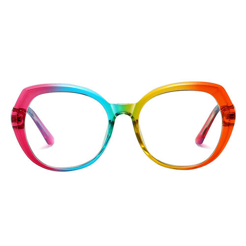 Salome Oval Rainbow Glasses