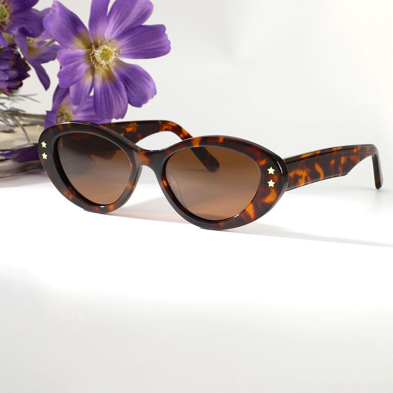 Lunettes de Soleil Nova Cat Eye Écaille