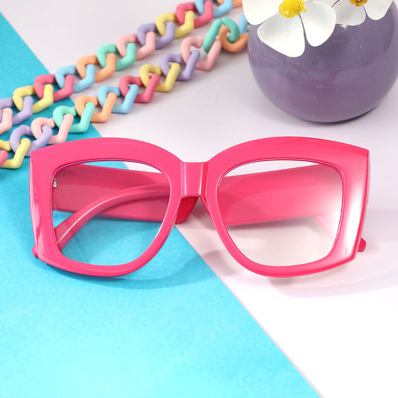 Baro Oval Pink Glasses