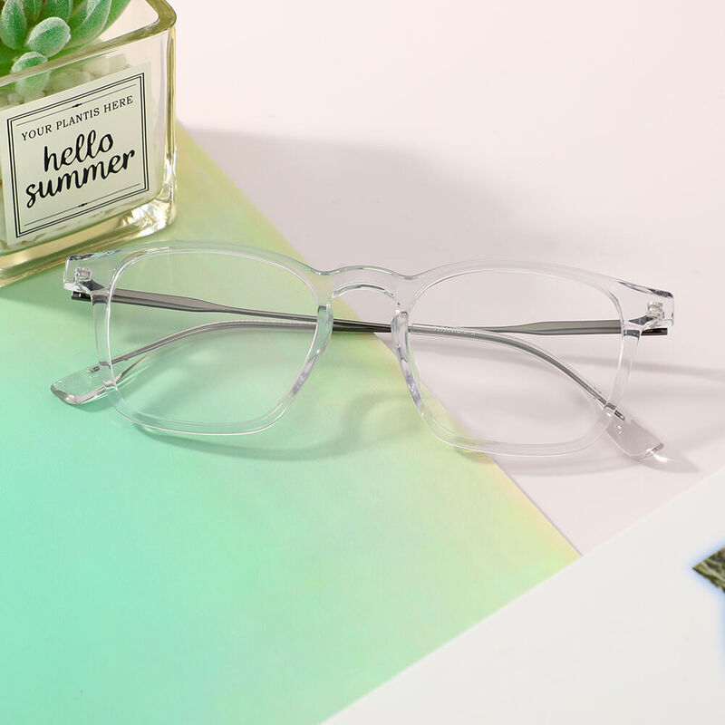 Macadam Square Clear Glasses