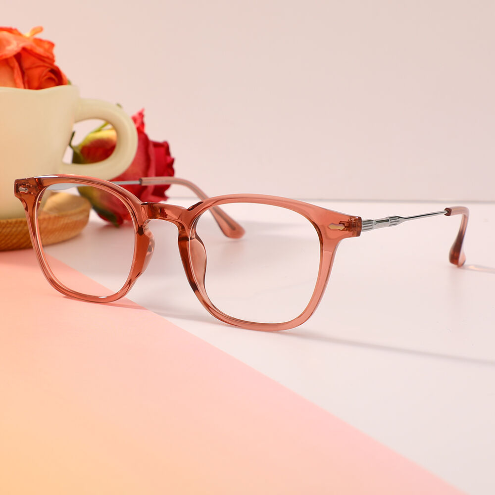 Pepys Square Pink Glasses