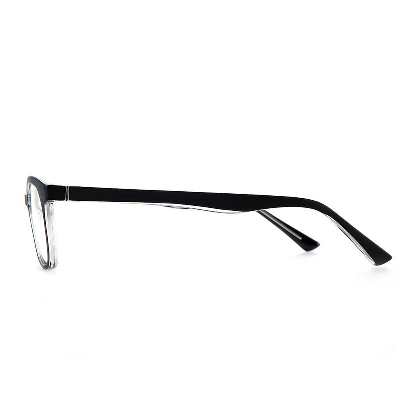 Cherry Oval Black Glasses