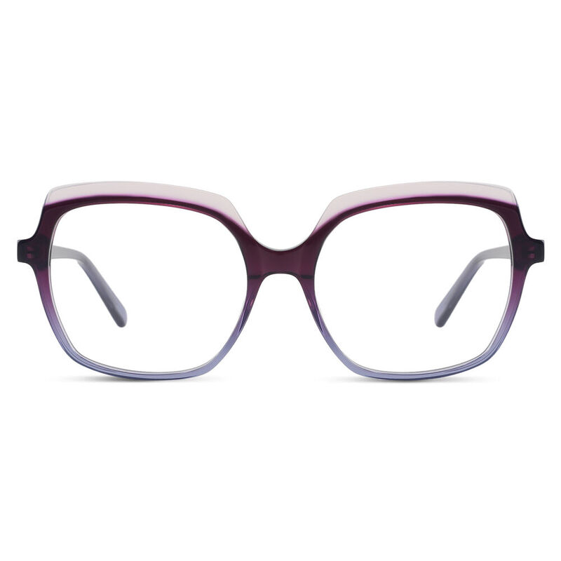 Hein Square Purple Glasses