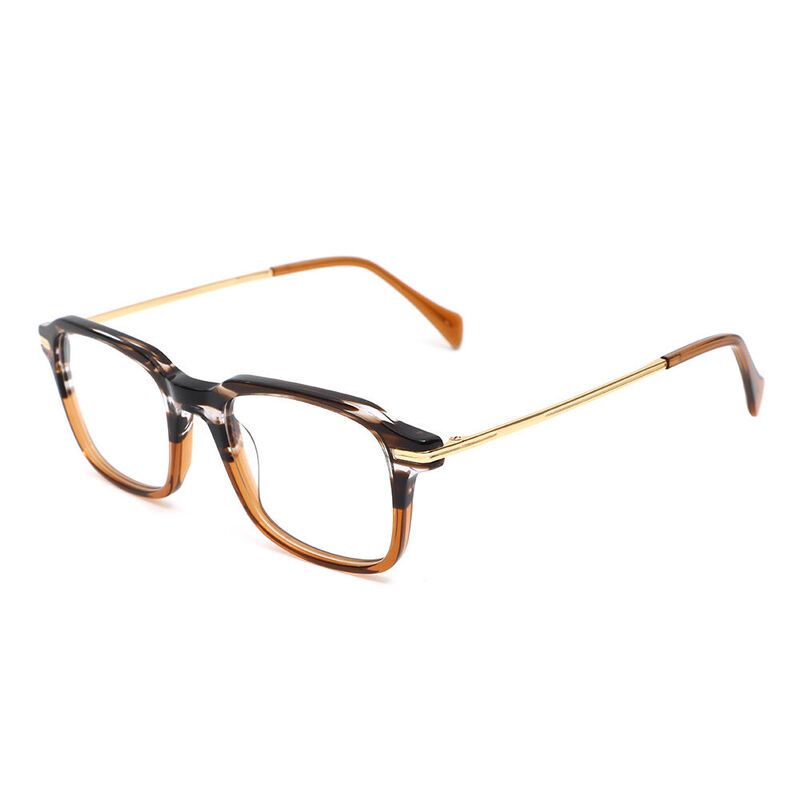 Obadia Square Brown Glasses