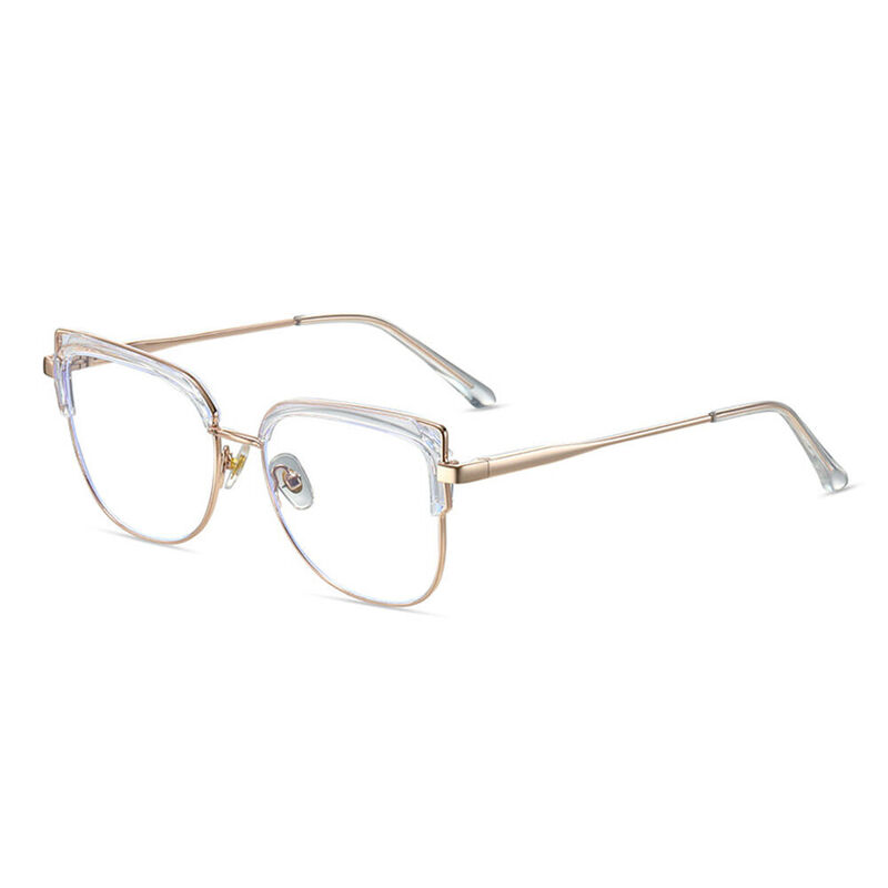Tracy Cat Eye Clear Glasses