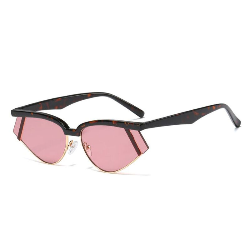 Louie Cat Eye Tortoise Red Sunglasses