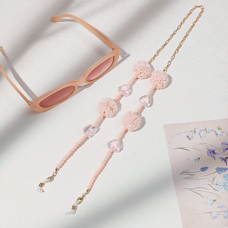 Vivian Minimalistic and Sleek Pink Glasses Chain