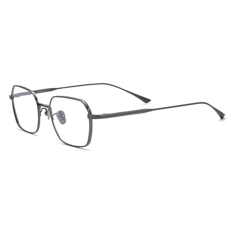 Fabian Geometric Gray Glasses