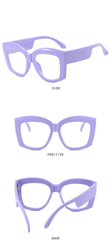 Baro Oval Purple Glasses