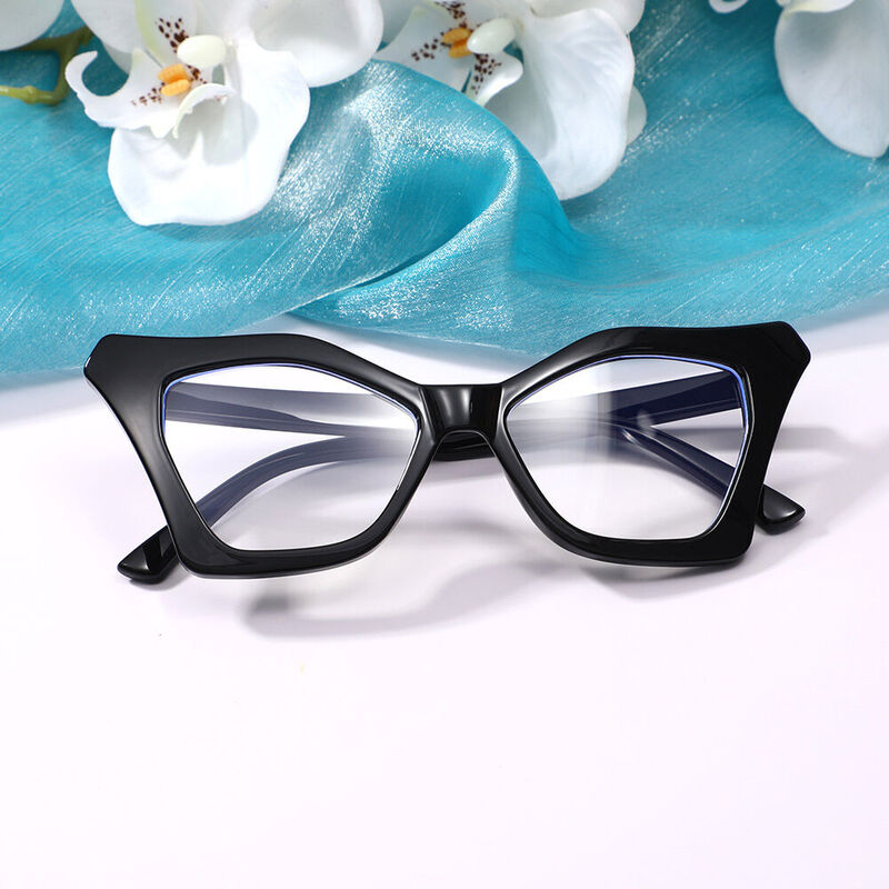 Scotao Cat Eye Black Glasses