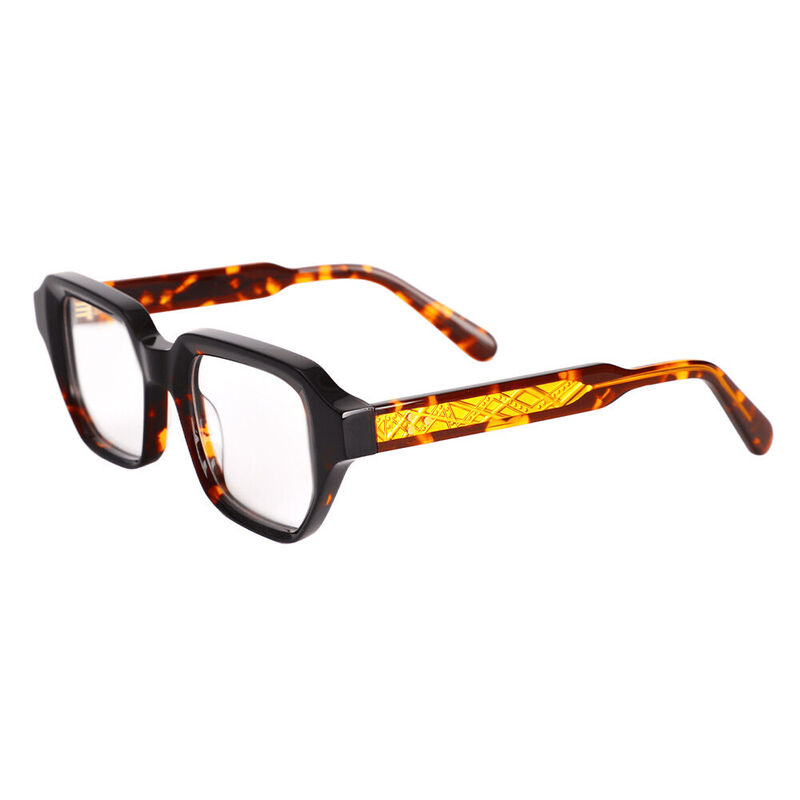 Eudor Square Tortoise Glasses