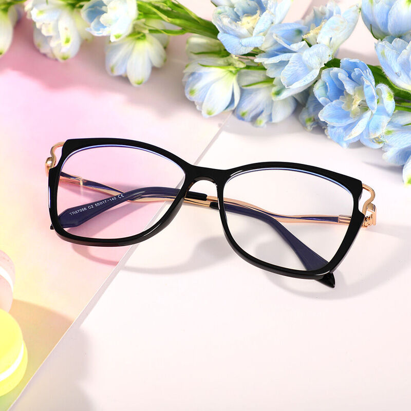 Henry Cat Eye Black Glasses