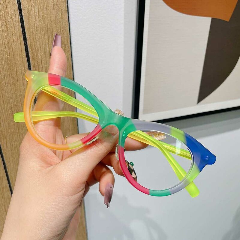 Webste Cat Eye Multicolor Glasses