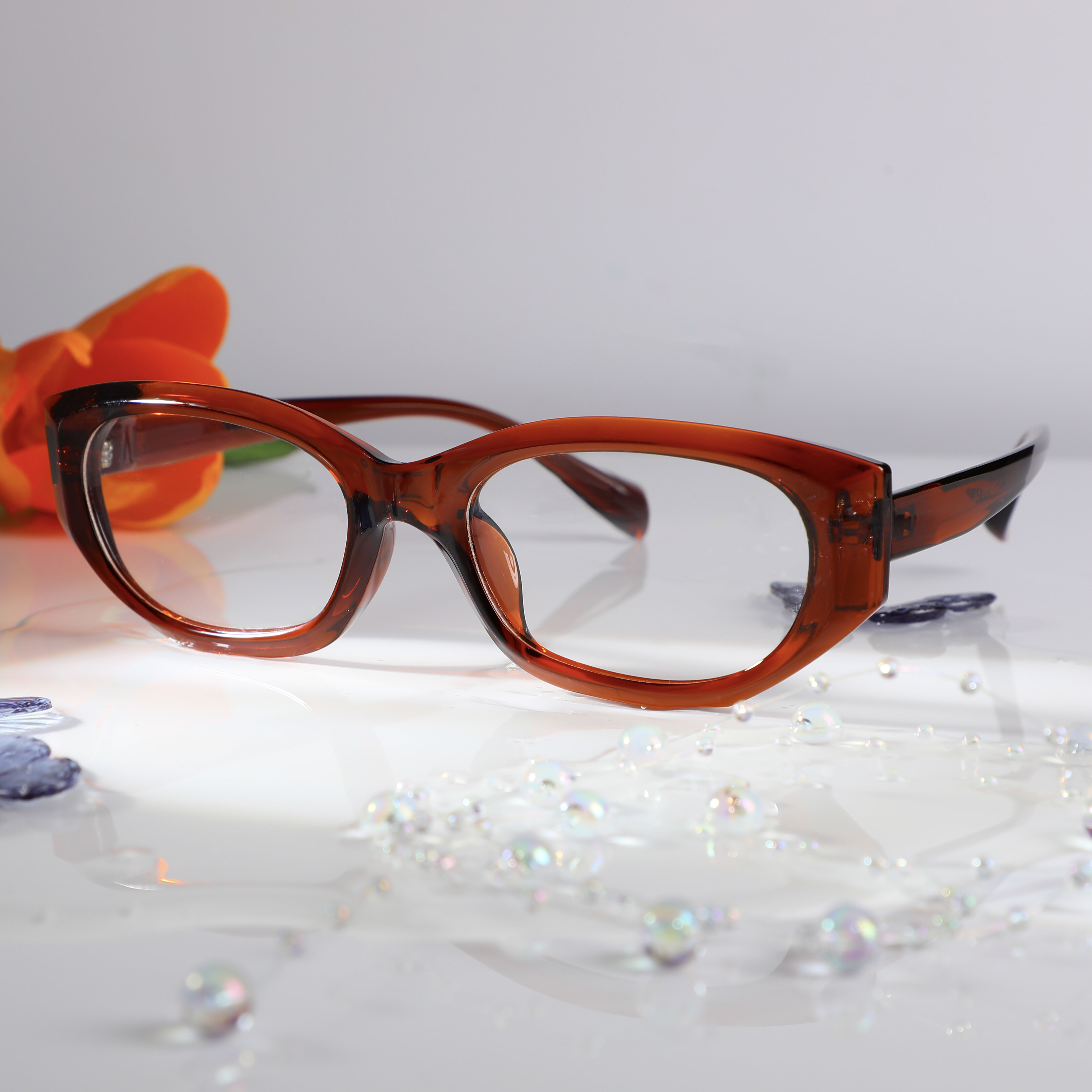 Occhiali da Vista Vita Cat Eye Marrone