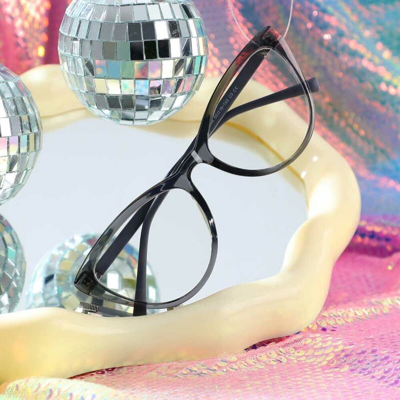 Agatha Cat Eye Graue Brille