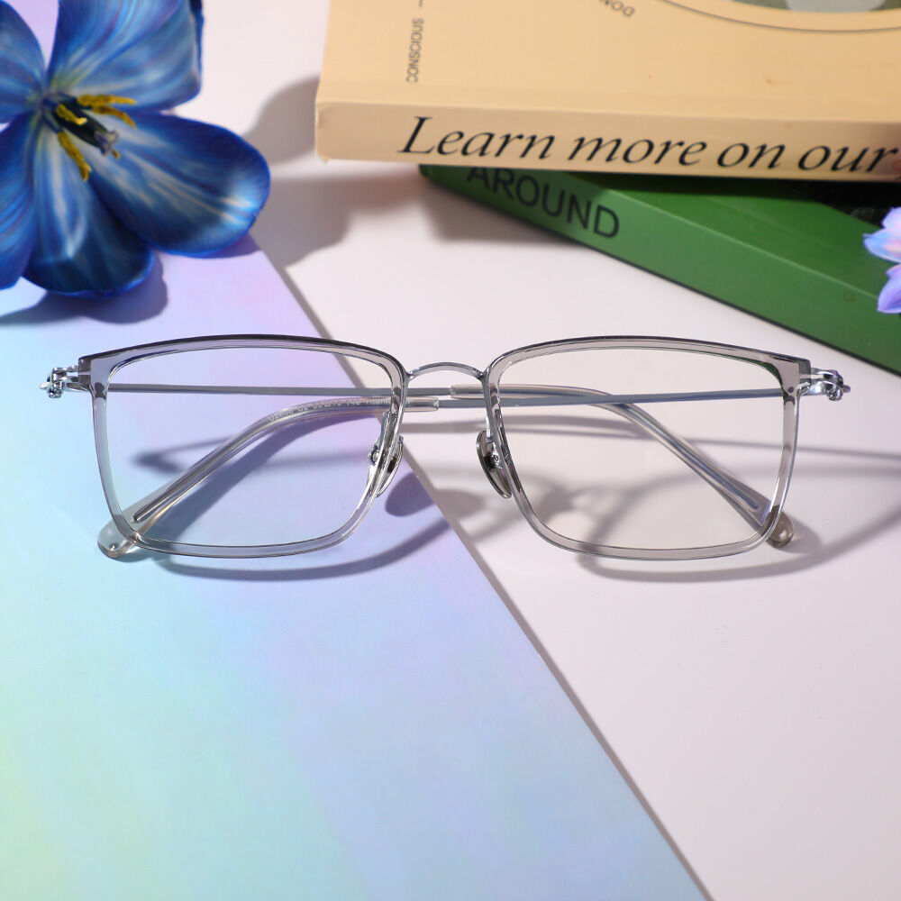 Alfred Rectangle Clear Glasses