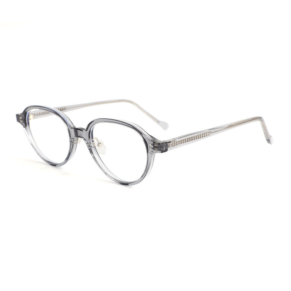 Nicholas Ovale Graue Brille