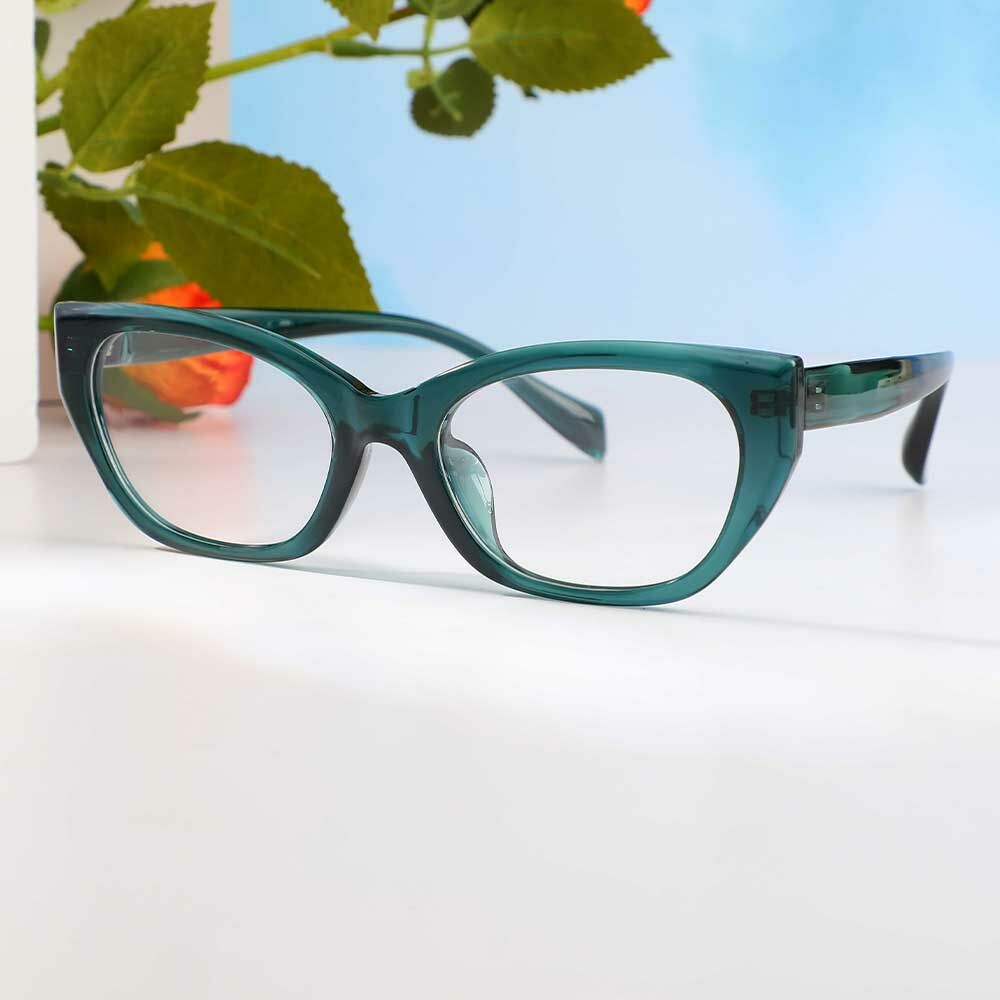 Lunettes de Vue Faithe Cat Eye Vert