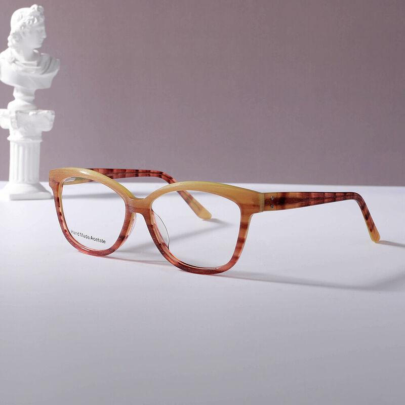 Amity Butterfly Yellow Tortoise Glasses