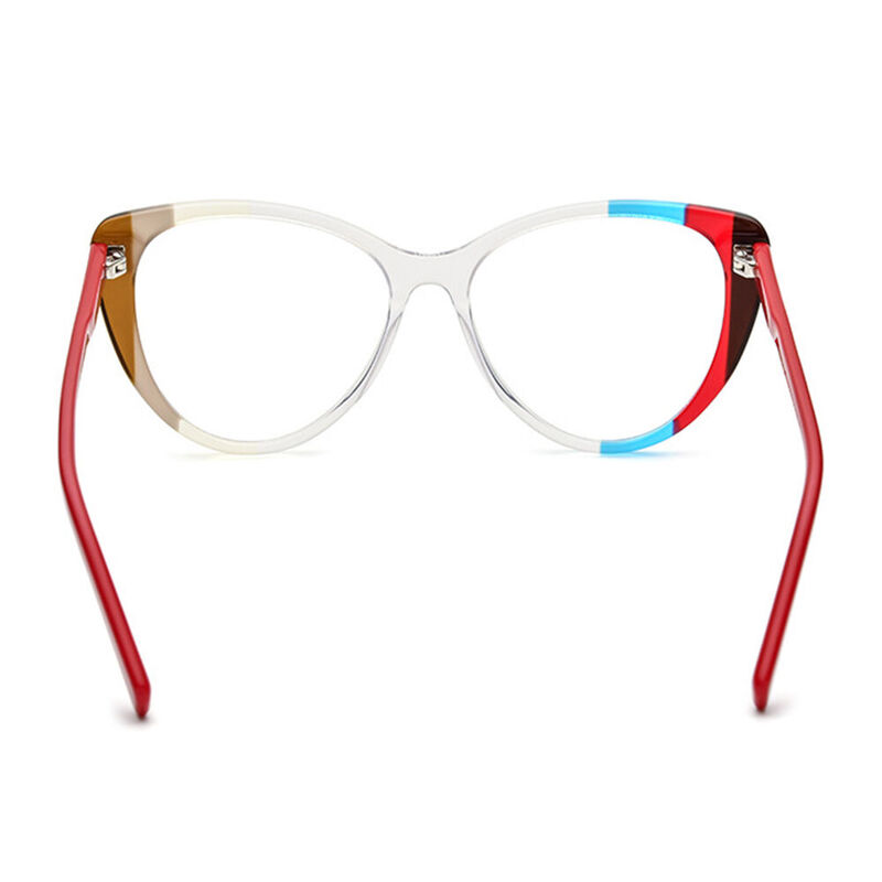 Ismail Cat Eye Red Glasses