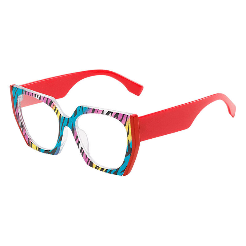 Pepys Cat Eye Red Glasses
