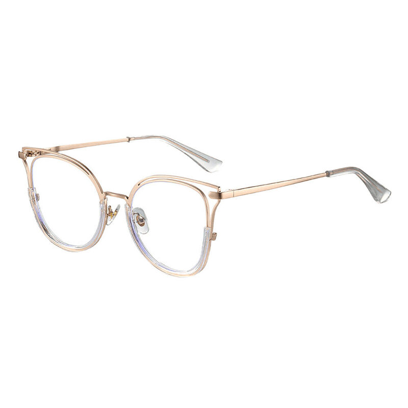 Helin Cat Eye Clear Glasses