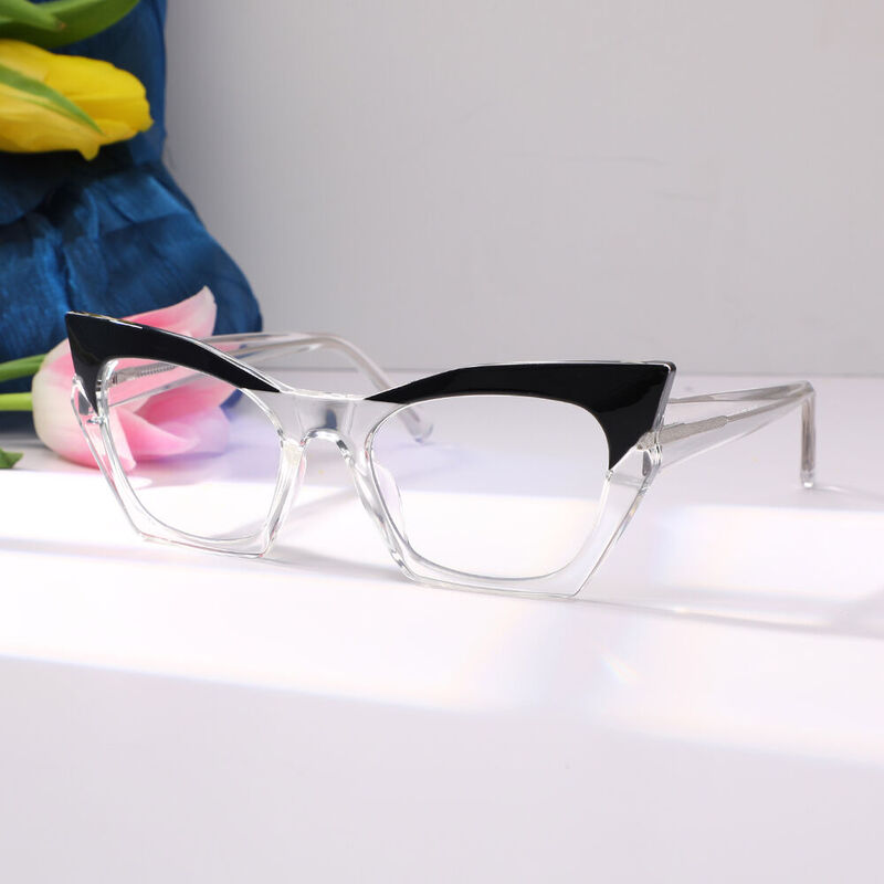 Thereses Cat Eye Clear Glasses