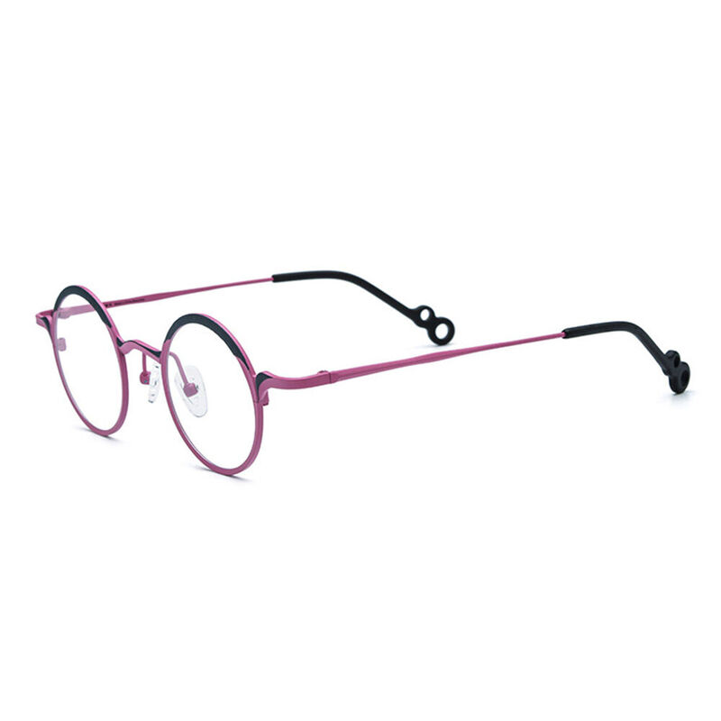 Rosa Round Pink Glasses