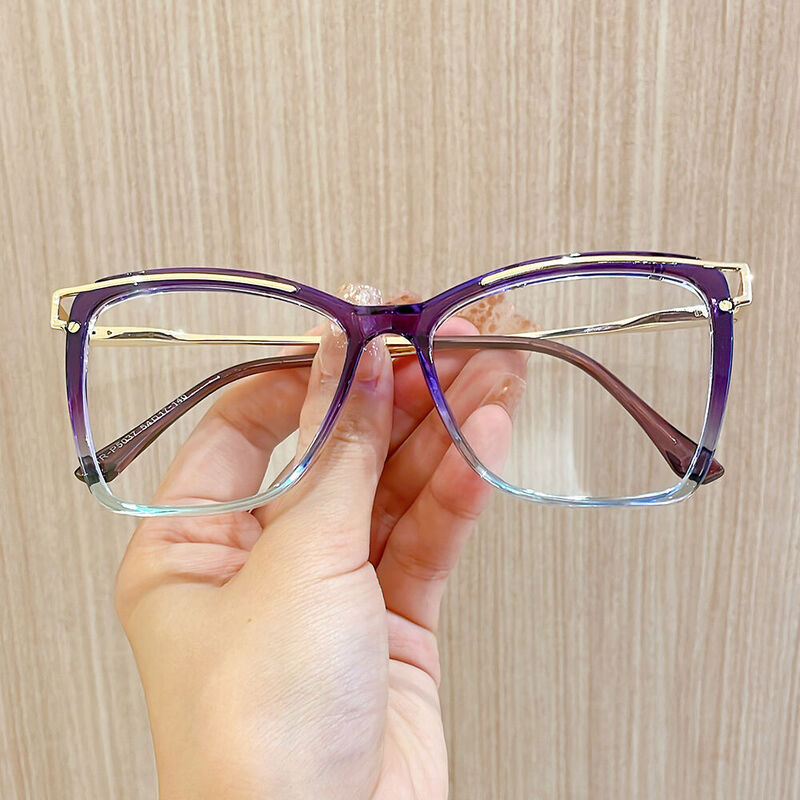 Occhiali da Vista Anderio Cat Eye Viola