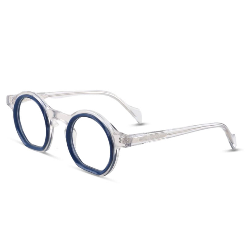Tamir Round Clear Glasses