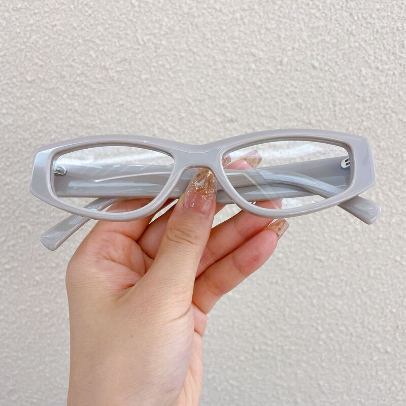 Gregee Oval Gray Glasses