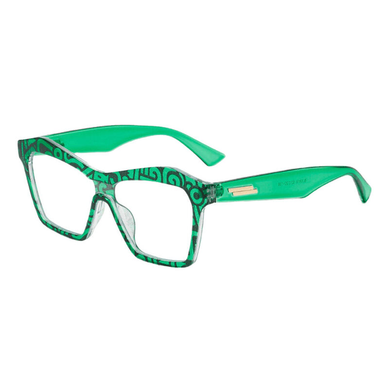 Norton Cat Eye Green Glasses