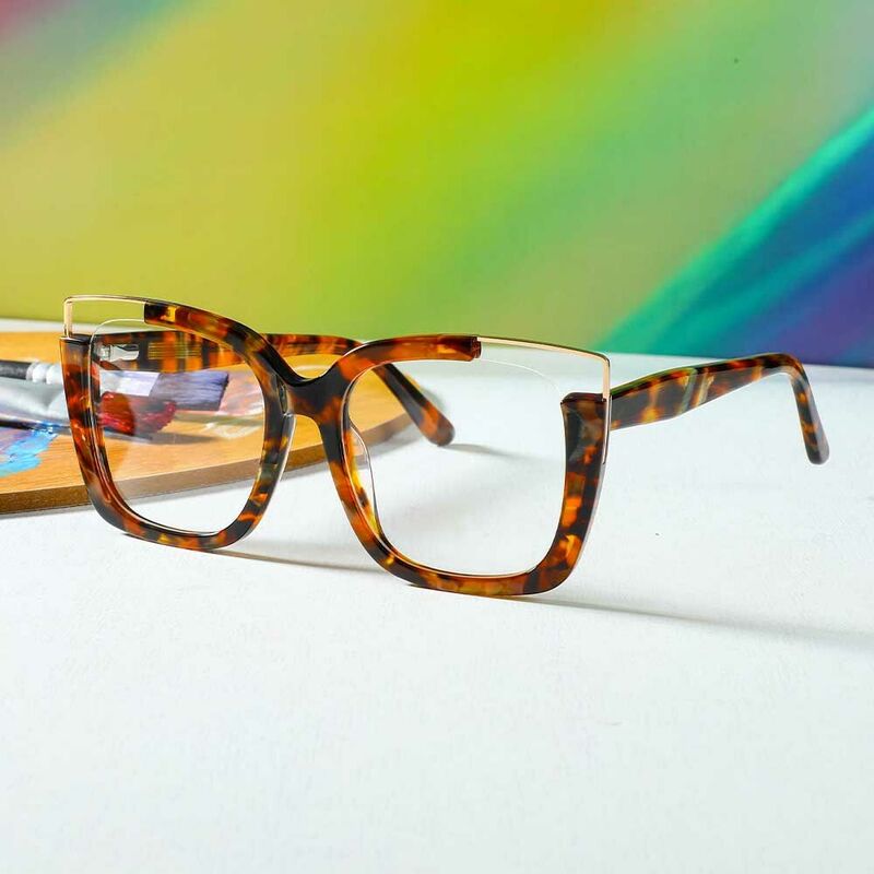 Veromca Cat Eye Schildkröte Brille