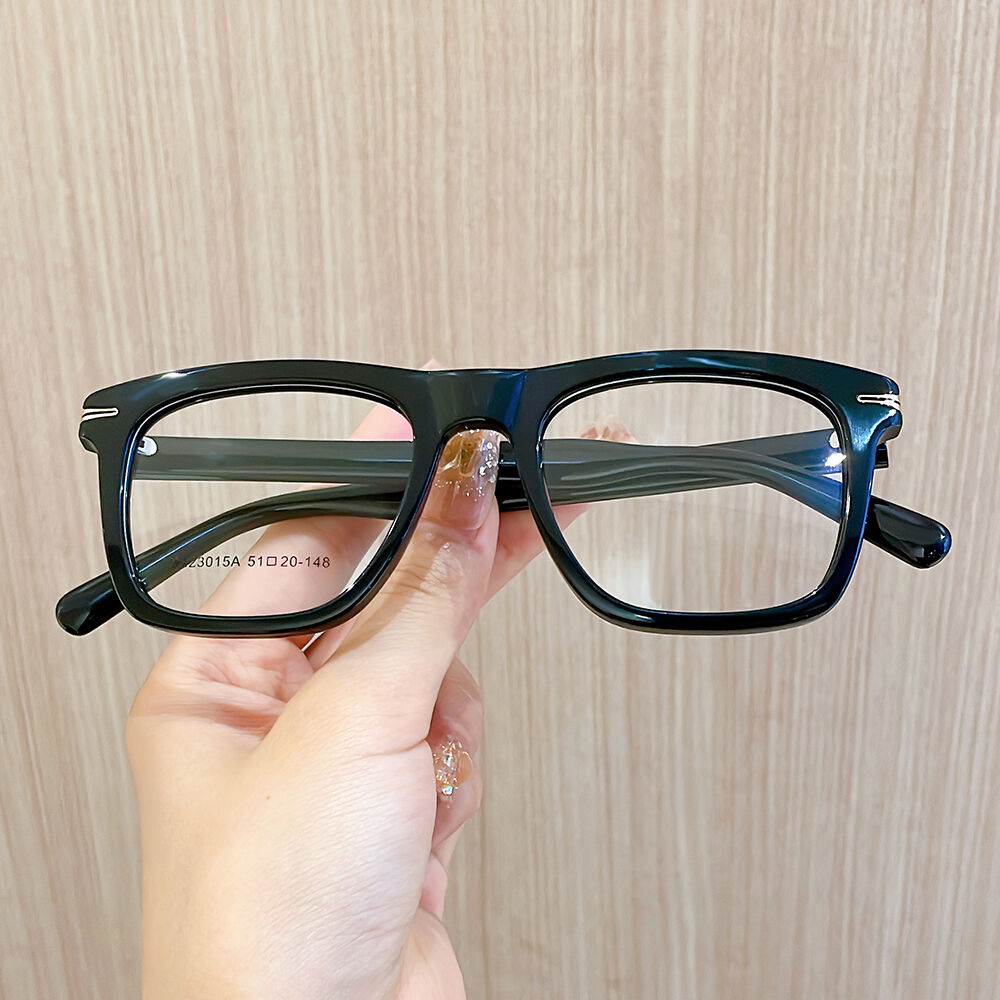 Frankl Square Black Glasses