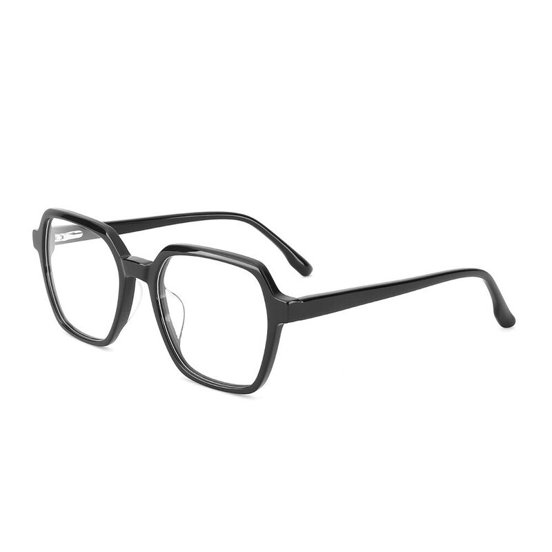 Blueprint Geometric Black Glasses