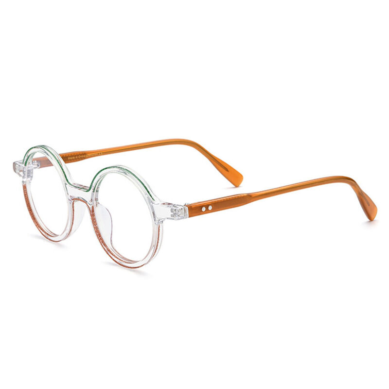 Colley Round Brown Glasses