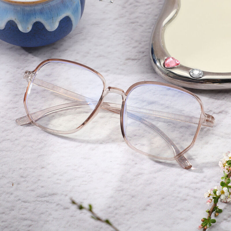 Katrine Geometric Gray Glasses