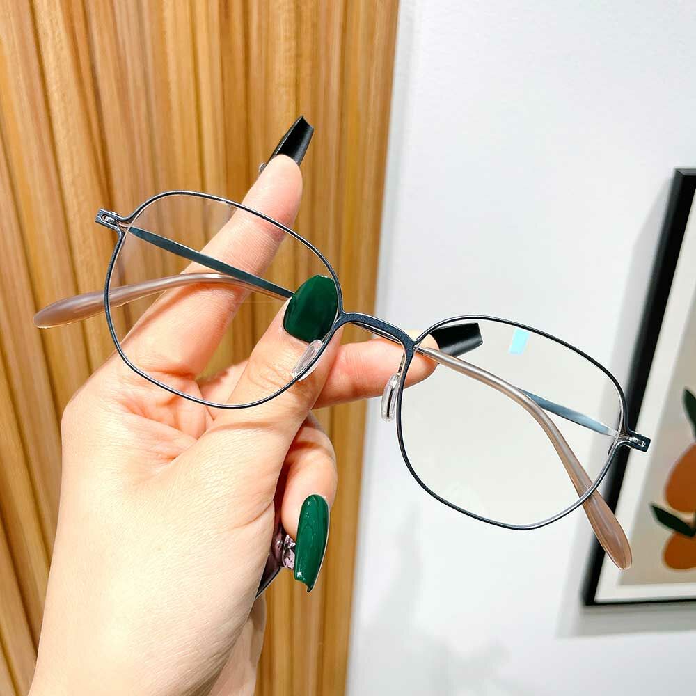 Anders Quadratisch Grau Brille