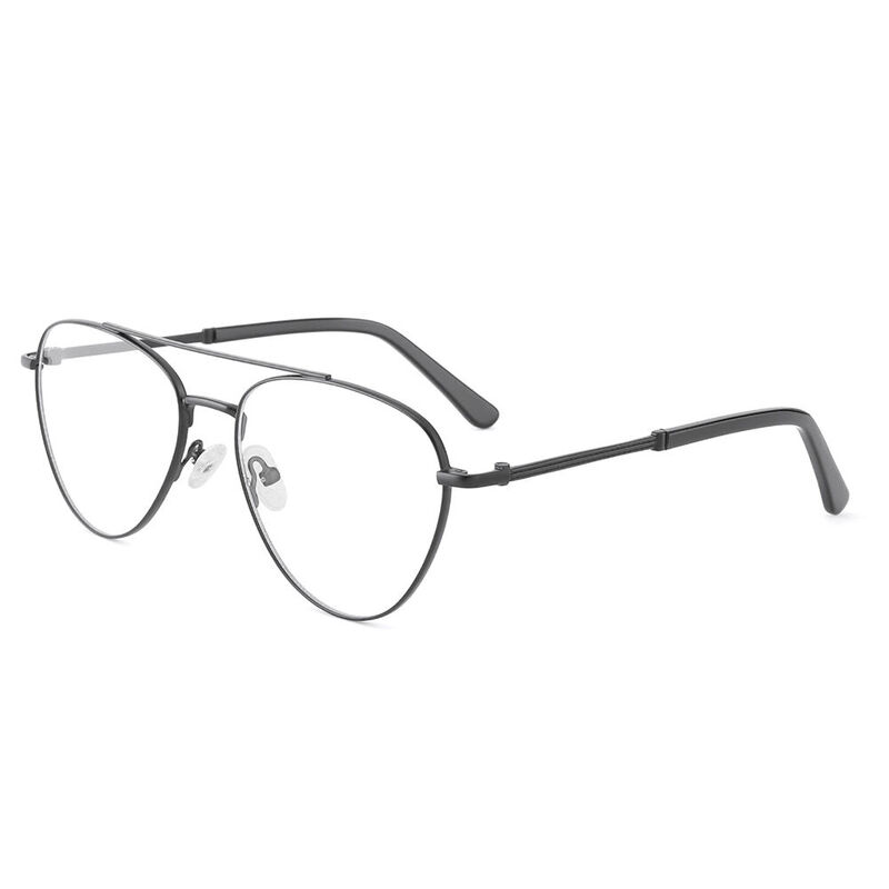 Gilbert Aviator Black Glasses