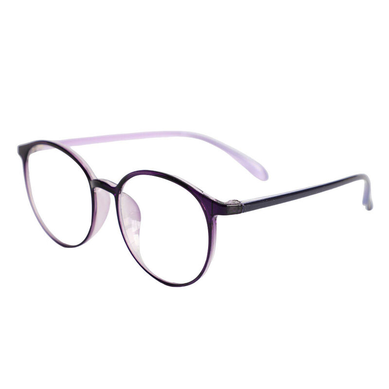Ethel Runde Lila Brille