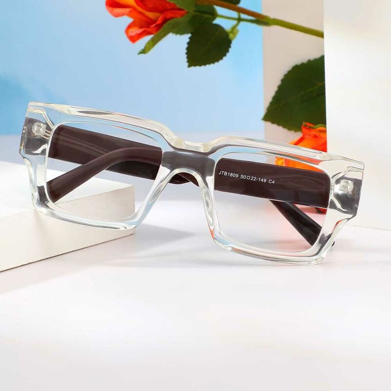 Lunettes de Vue Baron Carré Transparent